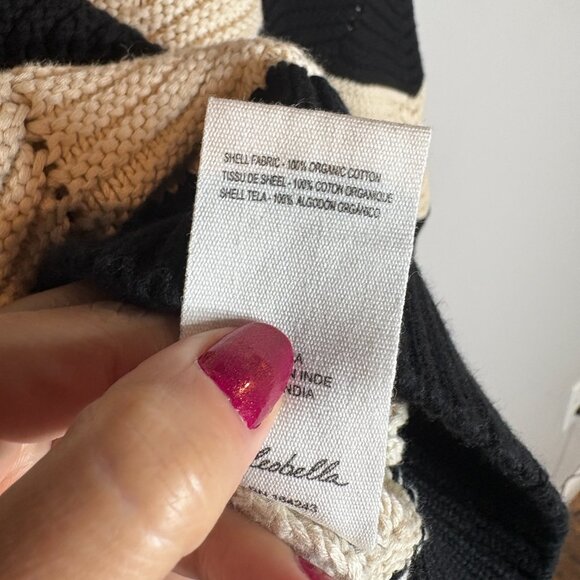 Cleobella Kori Sweater in Black & Ivory - Picture 5 of 6